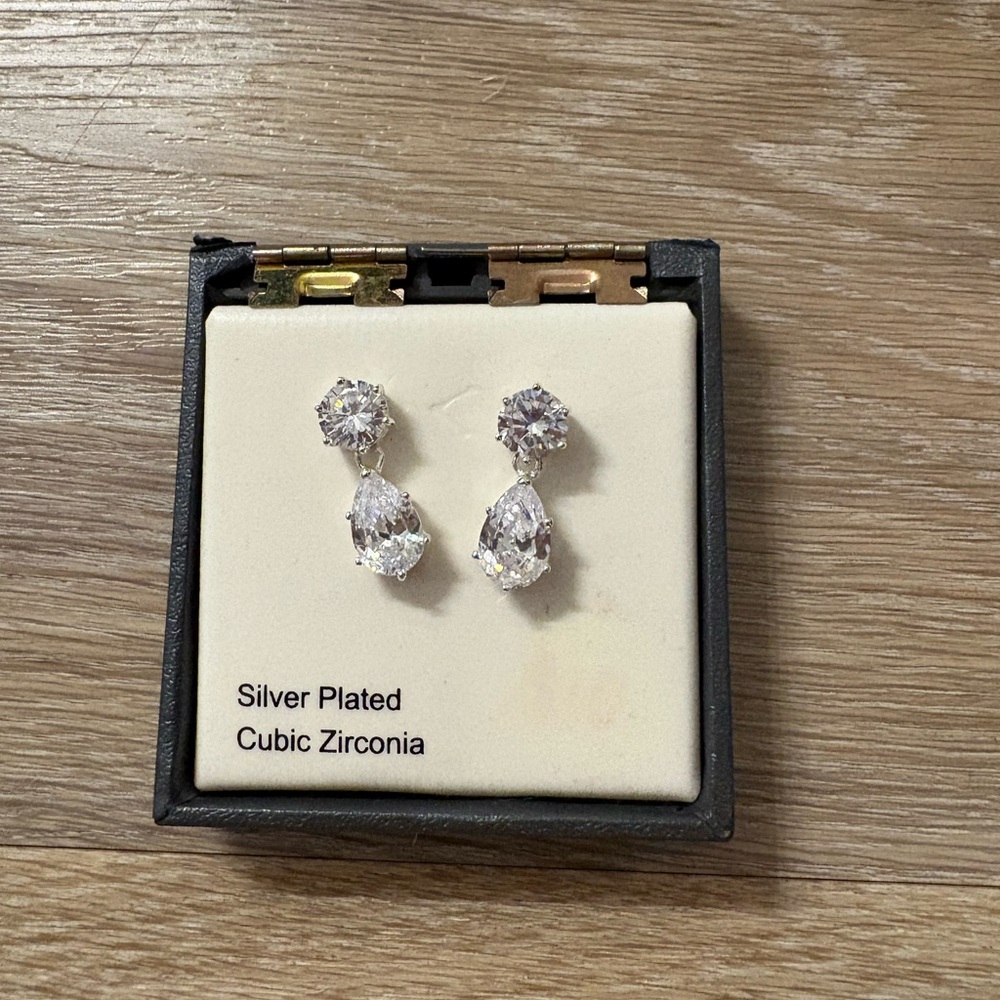 Silver Pendant Earrings